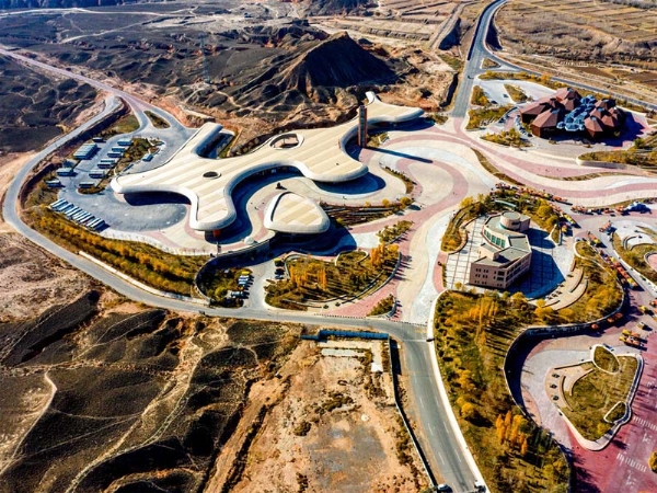 甘肅張掖七彩丹霞旅游景區(qū)游客服務中心網架